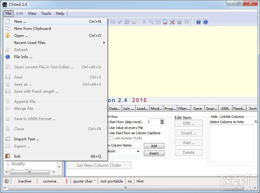 CSV,CSVed