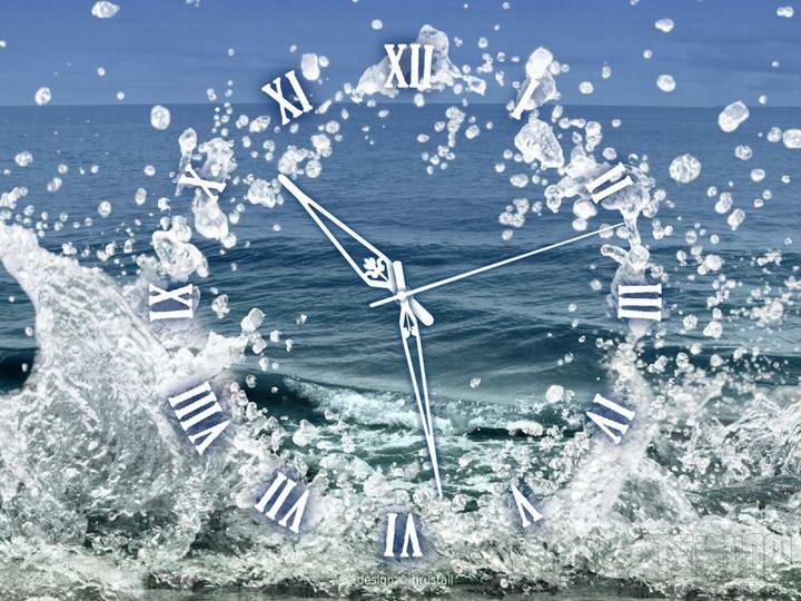 Water Element Clock screensaver,Water Element Clock screensaver下载