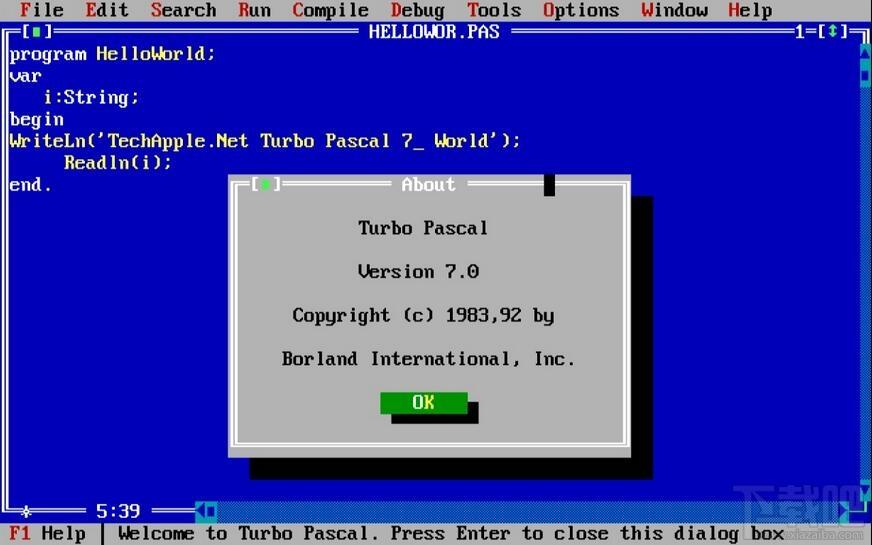 Turbo Pascal,Turbo Pascal下载,Turbo Pascal官方下载