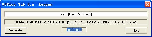office tab 6.0注册机,office tab.