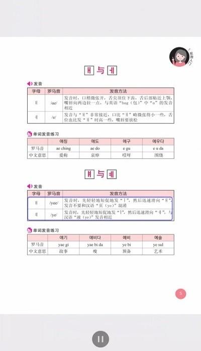 韩语初学者一本通电子书下载,韩语初学者一本通,语言宝典,韩语学习app